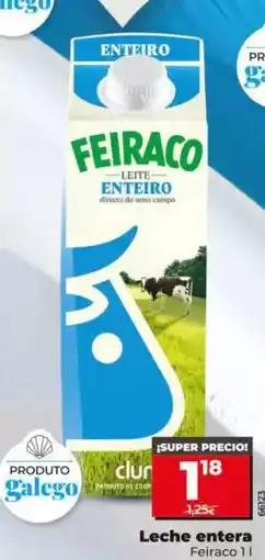 Dia Feiraco - leche entera oferta