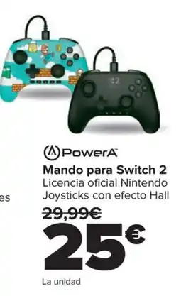 Carrefour POWER A Mando para Switch 2 oferta