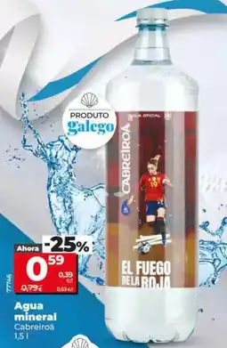 Dia Cabreiroa - agua mineral oferta