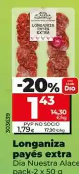 Dia Dia nuestra alacena - longaniza payés extra oferta