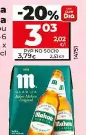 Dia Mahou - cerveza clasica oferta