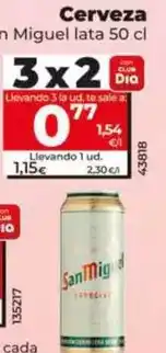 Dia San miguel - cerveza oferta