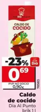 Dia Dia al punto - caldo de cocido oferta