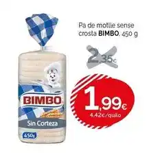 Condis Bimbo - pa de motlle sense crosta oferta