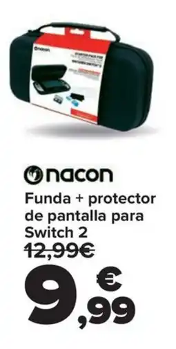 Carrefour NACON Funda + protector de pantalla para Switch 2 oferta