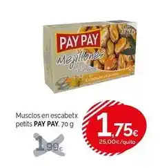Condis Pay pay - musclos en escabetx petits oferta