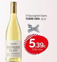 Condis Torre oria - vi sauvignon blanc oferta