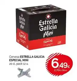 Condis Estrella galicia - cervesa especial mini oferta