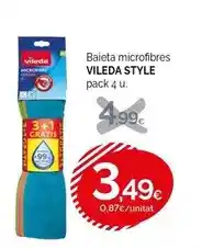 Condis Vileda - baieta microfibres oferta
