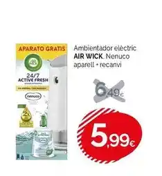 Condis Air wick - ambientador electric nenuco aparell + recanvi oferta