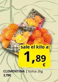 Supermercados MAS Clementina oferta