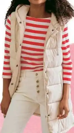 Carrefour Chaleco largo con capucha oferta