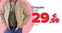 Carrefour Chaqueta S-3XL oferta