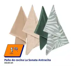 Action Paño de cocina La Sonata Antracita oferta