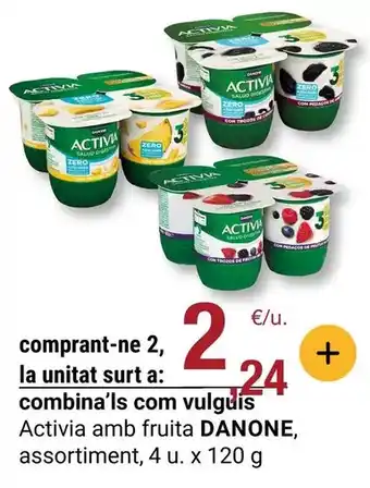 Danone - activia amb fruita