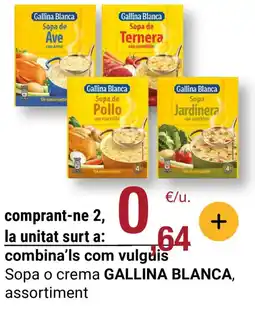 BonpreuEsclat GALLINA BLANCA Sopa o crema assortiment oferta