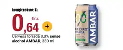 BonpreuEsclat AMBAR Cervesa torrada 0,0% sense alcohol oferta