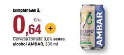 BonpreuEsclat Ambar - cervesa torrada 0,0% sense alcohol oferta