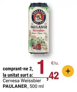 BonpreuEsclat PAULANER Cervesa Weissbier oferta