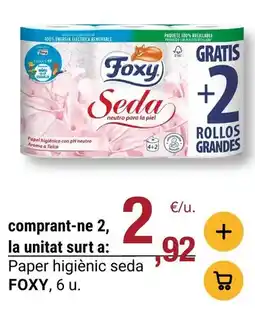 BonpreuEsclat Foxy - paper higienic seda oferta