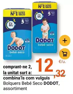 BonpreuEsclat Dodot - bolquers bebé seco oferta