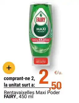 BonpreuEsclat Fairy - rentavaixelles maxi poder oferta