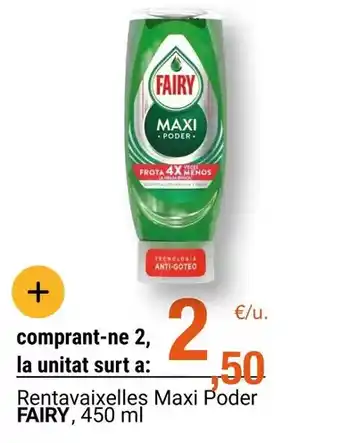 BonpreuEsclat Fairy - rentavaixelles maxi poder oferta