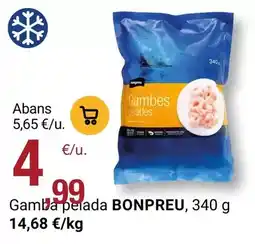 BonpreuEsclat Bonpreu - gamba pelada oferta