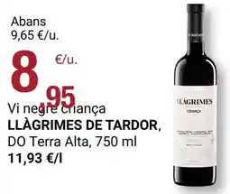 BonpreuEsclat Terra - vi negre crianca oferta