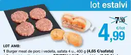 BonpreuEsclat Lot amb: 1 burger meat de porc i vedella oferta