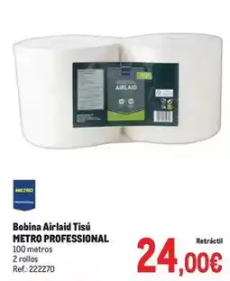 Makro Metro professional - bobina airlaid tisù oferta