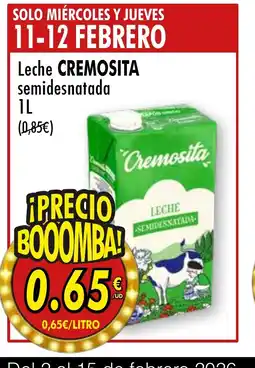 Spar Express CREMOSITA Leche semidesnatada oferta