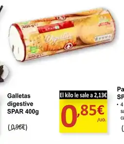 Spar Express SPAR Galletas digestive oferta