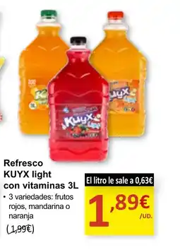 Spar Express KUYX Refresco light con vitaminas oferta