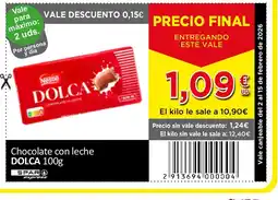 Spar Express DOLCA Chocolate con leche oferta