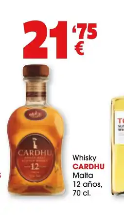 TOP Cash & Carry CARDHU Whisky Malta 12 años oferta
