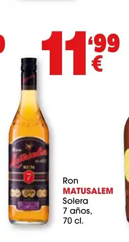 TOP Cash & Carry MATUSALEM Ron Solera 7 años oferta