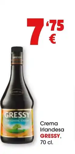 TOP Cash & Carry GRESSY Crema Irlandesa oferta