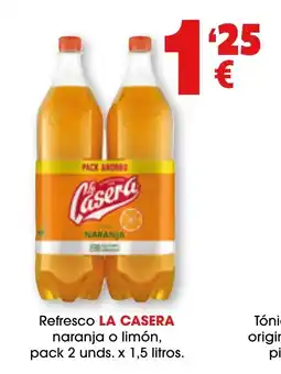 TOP Cash & Carry LA CASERA Refresco naranja o limón oferta