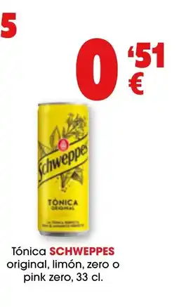 TOP Cash & Carry SCHWEPPES Tónica original, limón, zero o pink zero oferta
