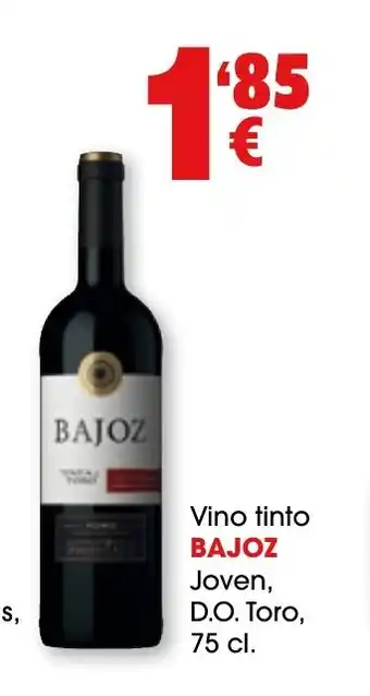 TOP Cash & Carry BAJOZ Vino tinto Joven D.O Toro oferta