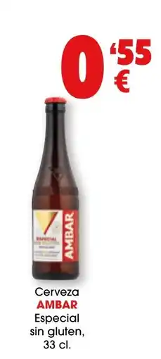 TOP Cash & Carry AMBAR Cerveza Especial sin gluten oferta