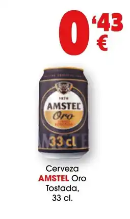 TOP Cash & Carry AMSTEL Cerveza Oro Tostada oferta