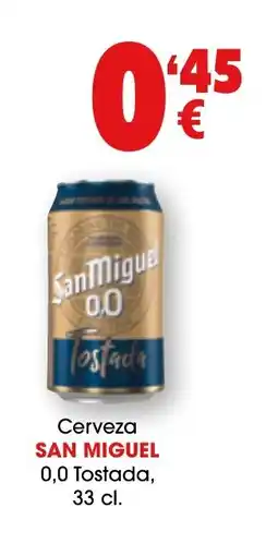 TOP Cash & Carry SAN MIGUEL Cerveza 0,0 Tostada oferta