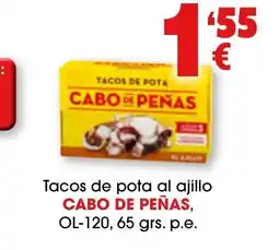 TOP Cash & Carry CABO DE PEÑAS Tacos de pota al ajillo oferta