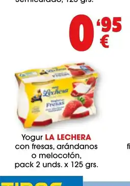 TOP Cash & Carry LA LECHERA Yogur con fresas, arándanos o melocotón oferta
