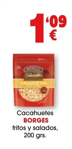 TOP Cash & Carry BORGES Cacahuetes fritos y salados oferta