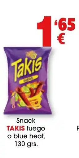 TOP Cash & Carry TAKIS Snack fuego o blue heat oferta