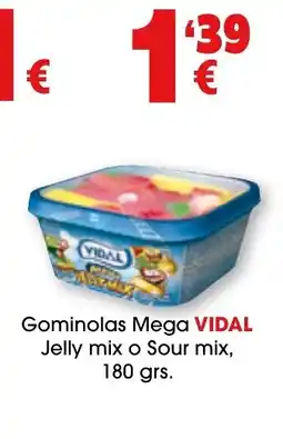 TOP Cash & Carry VIDAL Gominolas Mega Jelly mix o Sour mix oferta