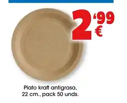 TOP Cash & Carry Plato kraft antigrasa oferta